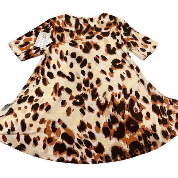 Vintage Y2K Rare LuLaRoe Leopard Animal Print Perfect Tee XS - Picture 5 of 7